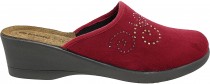 Kapcie domowe damskie DE 13 bordo